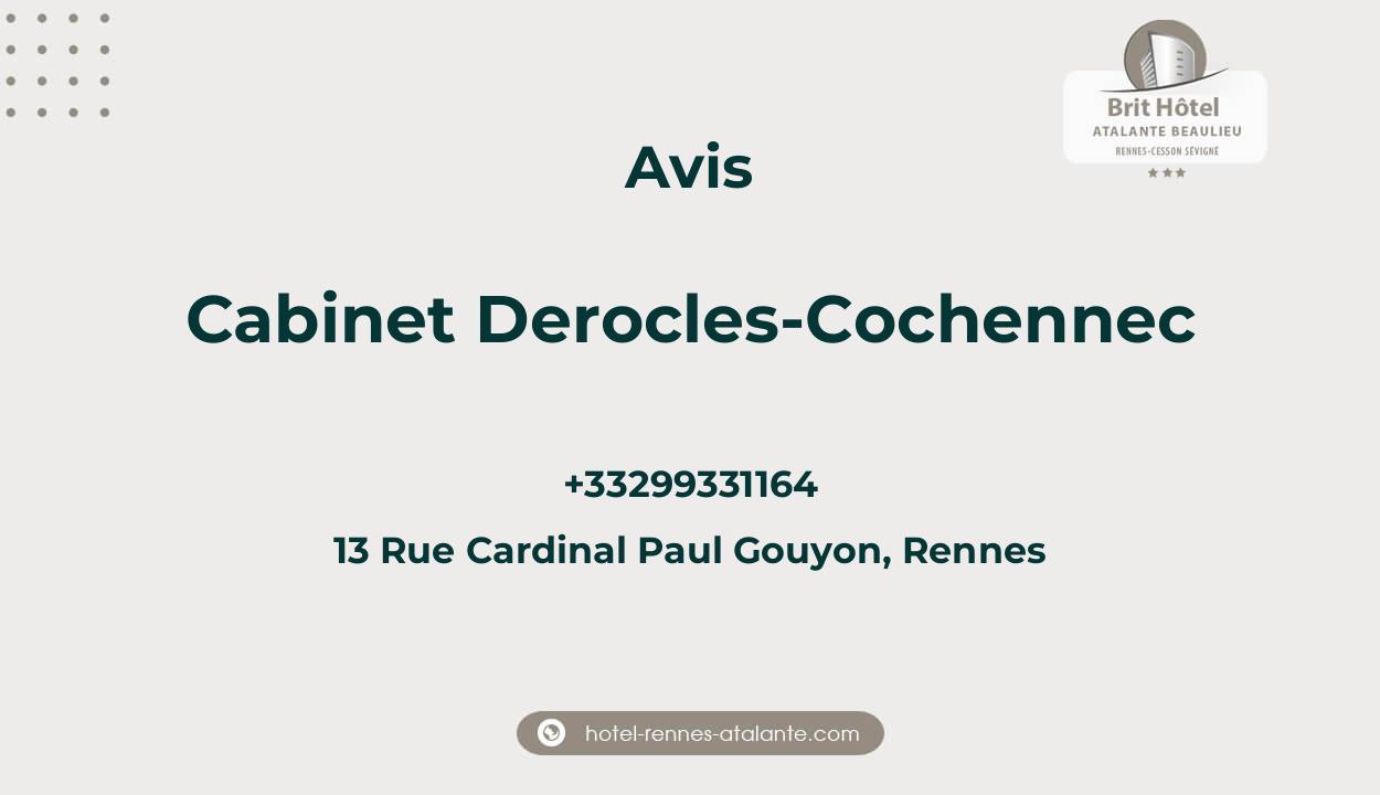Cabinet Derocles-Cochennec