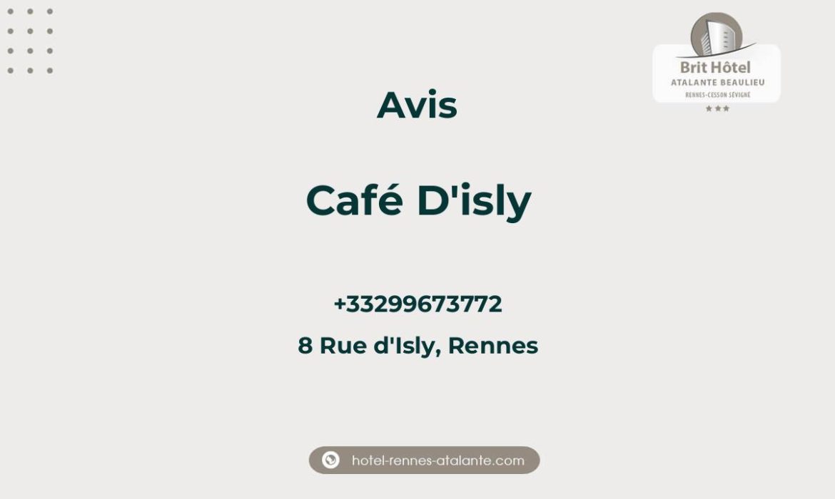 Avis sur Café D'isly, 8 Rue d'Isly, Rennes