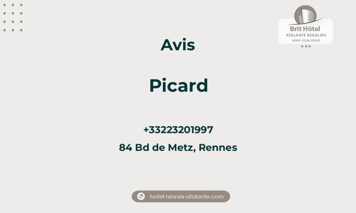 Avis sur Picard, 84 Bd de Metz, Rennes